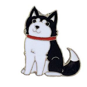 Husky Dog Enamel Pins 013